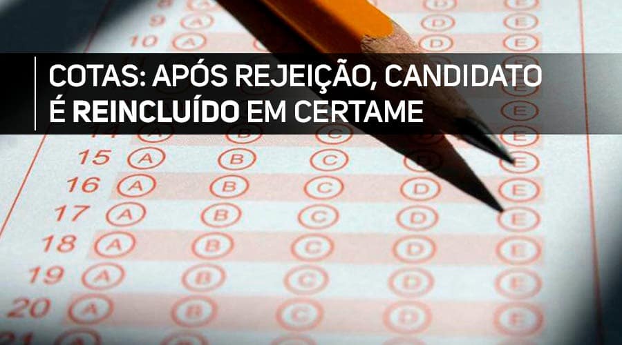 Autodeclaração rejeitada